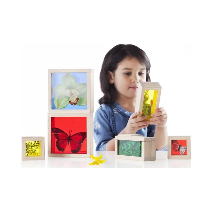 Набор Guidecraft Natural Play Сокровища в цветных ящиках (G3085)