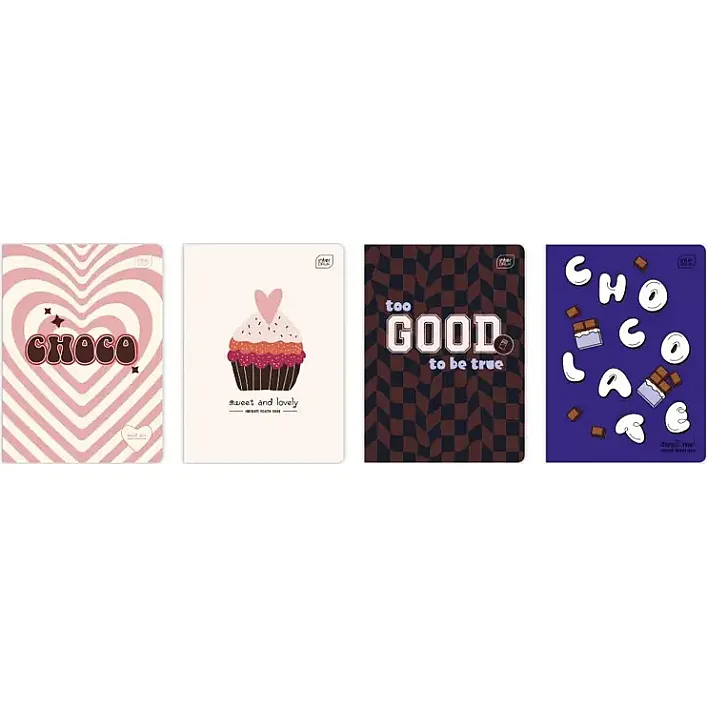 Тетрадь CHOCOLATE 300928 А5, 32 л., клетка, евро-формат, ароматизированная (Кнц5427)