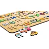 Деревянный сортер "Азбука с Рисунками" р. 42*28*1 см АртA3-30273 PuzzleOk (Дер0273)