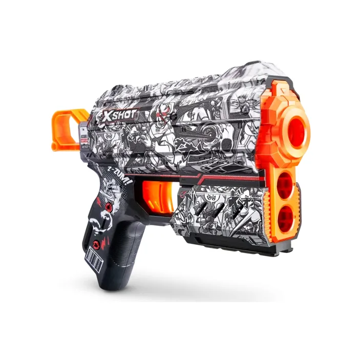 Скорострельный бластер X-Shot Skins Flux Illustrate 8 патронов (36516D)