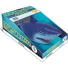 Стретч-игрушка в виде животного – Гигантская акула (синяя)
