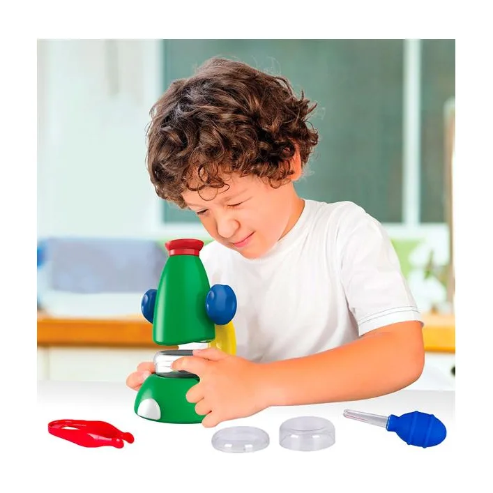 Набор для исследований Edu-Toys Мой первый микроскоп с увеличением в 30 раз (JS003)