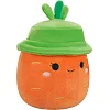 М'яка іграшка SQUISHMALLOWS - МОРКВИНКА КАРОЛІНА В КАПЕЛЮСІ (19 cm)