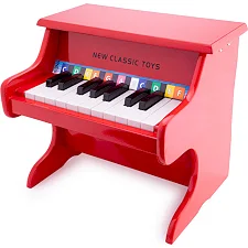 Детское пианино, New Classic Toys, красное, 18 клавиш, ст. 10155