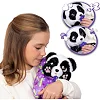 Интерактивная игрушка "Малыш Панда" Baby Paws 927667M, со звуком