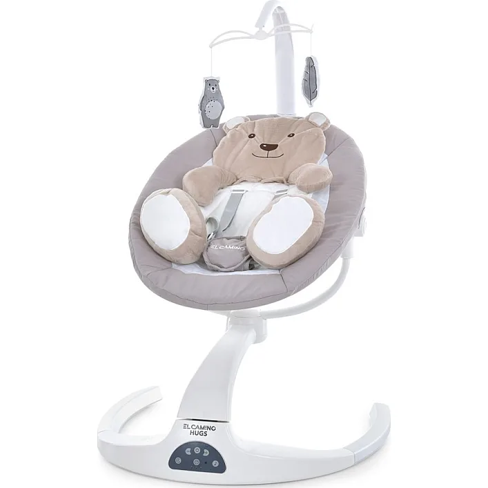 Укачивающий центр-шезлонг HUGS ME 1077 Beige