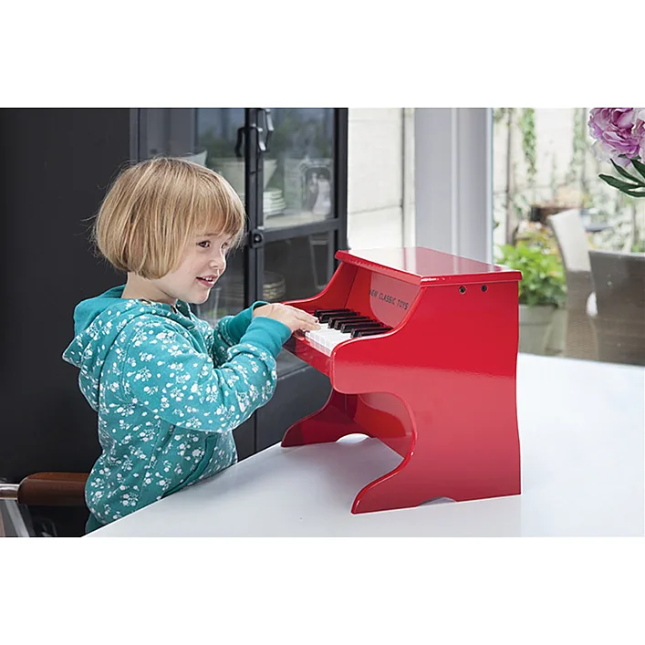 Детское пианино, New Classic Toys, красное, 18 клавиш, ст. 10155