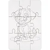 Деревянный пазл-раскраска "Собачка" А5 Puz-22940 PuzzleOK (Дер9880)