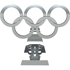 Колекційна модель-конструктор Metal Time Rings of Strength Олімпійські кільця (MT021Y)