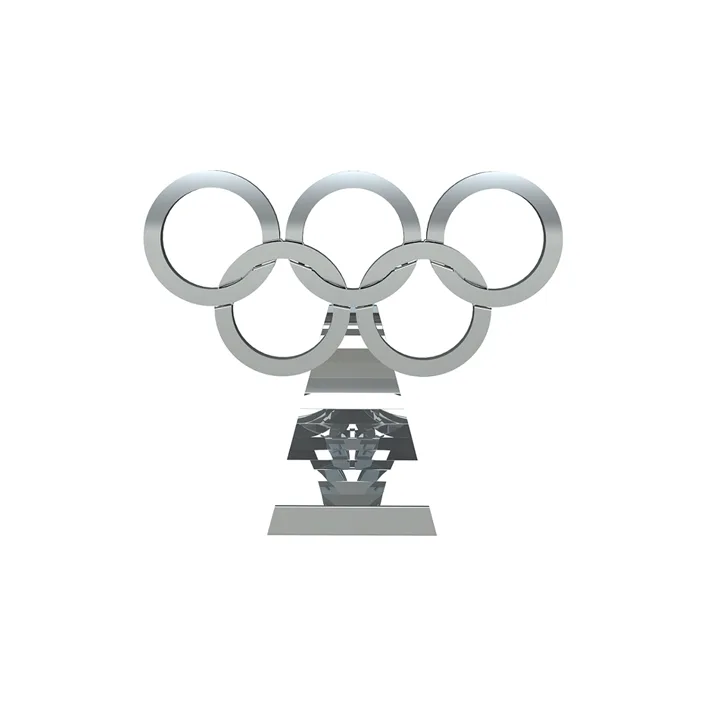 Колекційна модель-конструктор Metal Time Rings of Strength Олімпійські кільця (MT021Y)