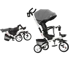 Велосипед трехколесный TILLY FLIP (T-390/1 Серый)