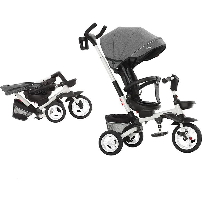 Велосипед триколісний TILLY FLIP (T-390/1 Сірий)