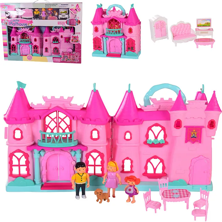Детский игровой набор "Замок" Bambi 16830A со звуком и светом