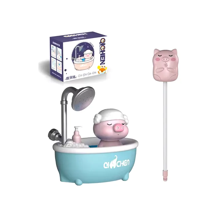 Игрушка для купания "Свинка" на батарейках, в коробке Q4Y р.22,8*12*17,7см (Нем0547)