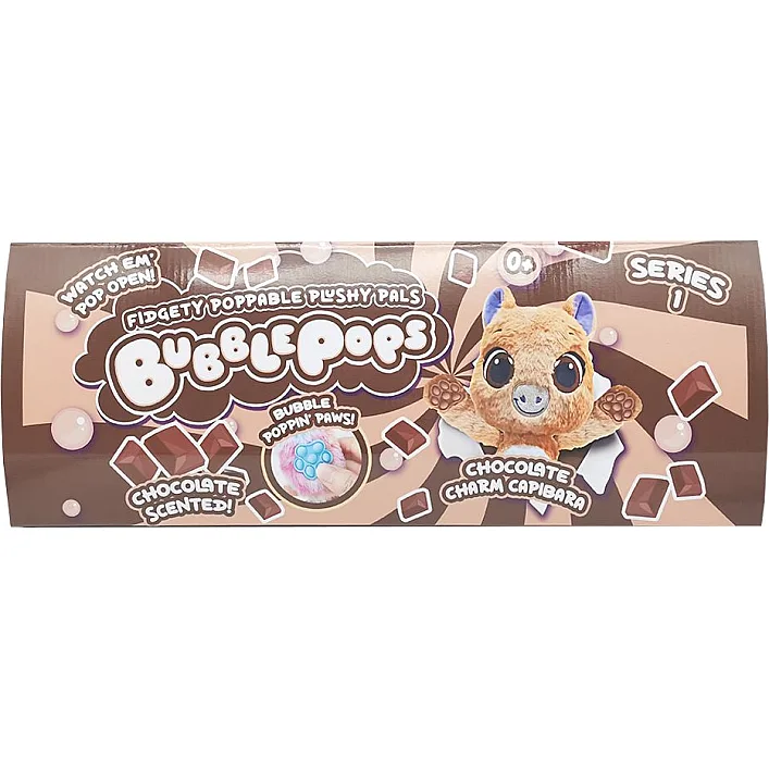 Мягкая игрушка с ароматом "Bubble Pops. Шоколадная капибара" (34 см)