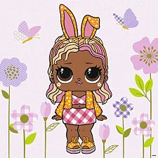 Картина за номерами – L.O.L. Surprise! Spring Bling BossBunny (30х40 см)