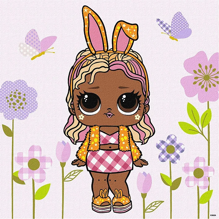 Картина за номерами – L.O.L. Surprise! Spring Bling BossBunny (30х40 см)