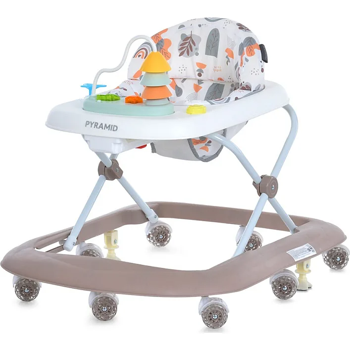 Дитячі ходунки Pyramid ME 1217 Mocha, музика, світло