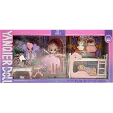 Детская игрушечная кукла "YQE-Girl" 3688-184A, с аксессуарами