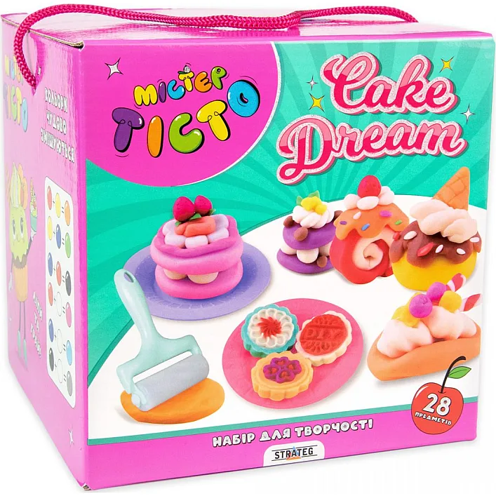 Набір для творчості Містер тісто Cake Dream Strateg українською мовою