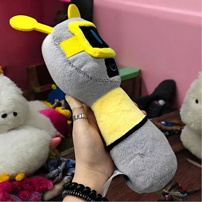 Игрушка мягкая Спрунки (Sprunki), 26 см (серая в маске)