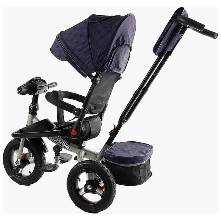 Велосипед 6088 F – 702-15 Best Trike (1) ПОВОРОТНОЕ СИДЕНИЕ, СЛОЖНОЕ КЕРМО, ФАРА МУЗЫКАЛЬНАЯ С USB,Bluetooth НАДУВНЫЕ КОЛЕСА, ПУЛЬТ ВКЛЮЧЕНИЯ СВЕТА И ЗВУКА