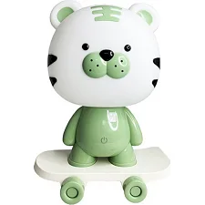 Ночник детский «Тигр на скейте» MGZ-1408(Green) сетевой, питание от USB