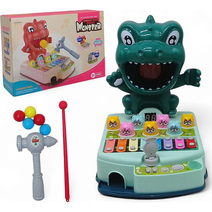 Интерактивная игра 3 в 1 "Монстр" (зеленая)