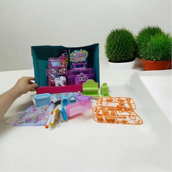 Набор 2 в 1 "Собачки DIY Scribble Pet Care"