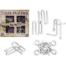Набор металлических головоломок Ball Puzzless 3D Puzzle 473204, 4 штуки
