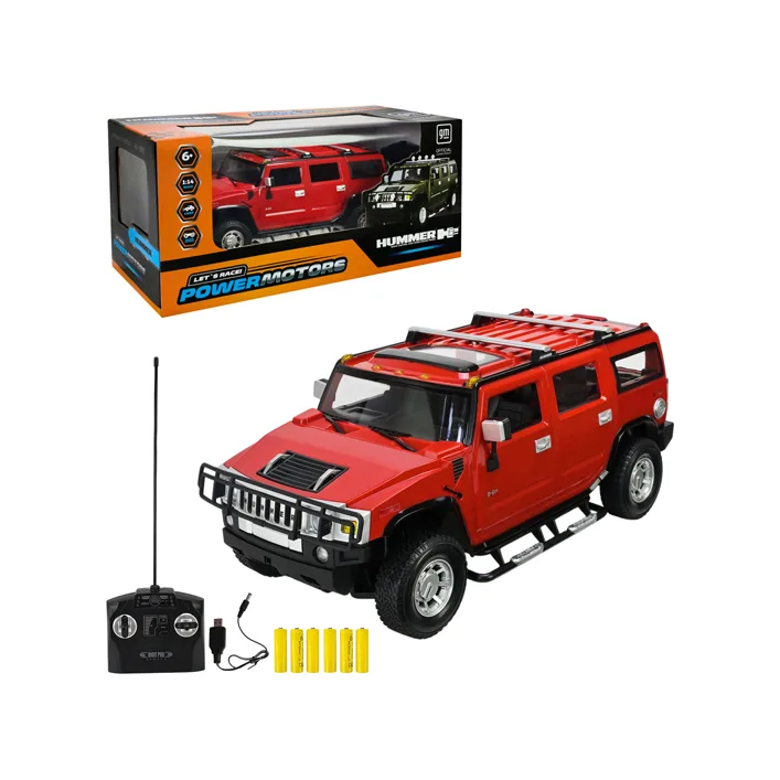 Машина на радіокеруванні PM1401RED "POWERMOTORS",1:14 HUMMER H2,червоний колір, акумулятор,у коробці