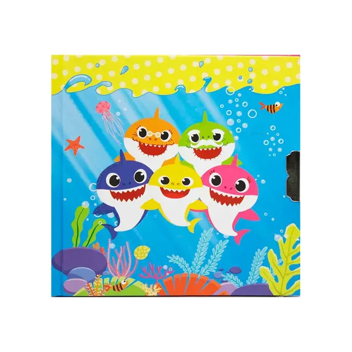 Блокнот детский на замочку Акулята 135x135mm, 70g, 56 л, (Кнц1658)