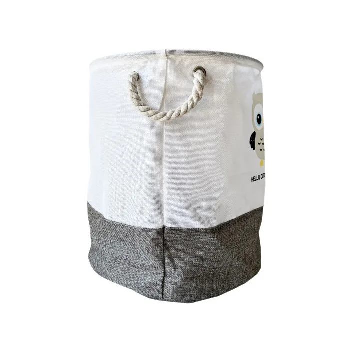 Кошик для іграшок та білизни "Hello cute animals Сова" MGZ-1006(Grey) 35 х 40 см