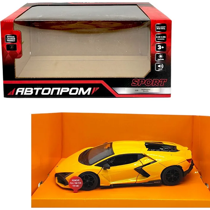 Машинка металева "АВТОПРОМ Lamborghini Revuelto"