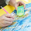 Алмазна мозаїка "Дівчина у гортензіях" 40х50 см