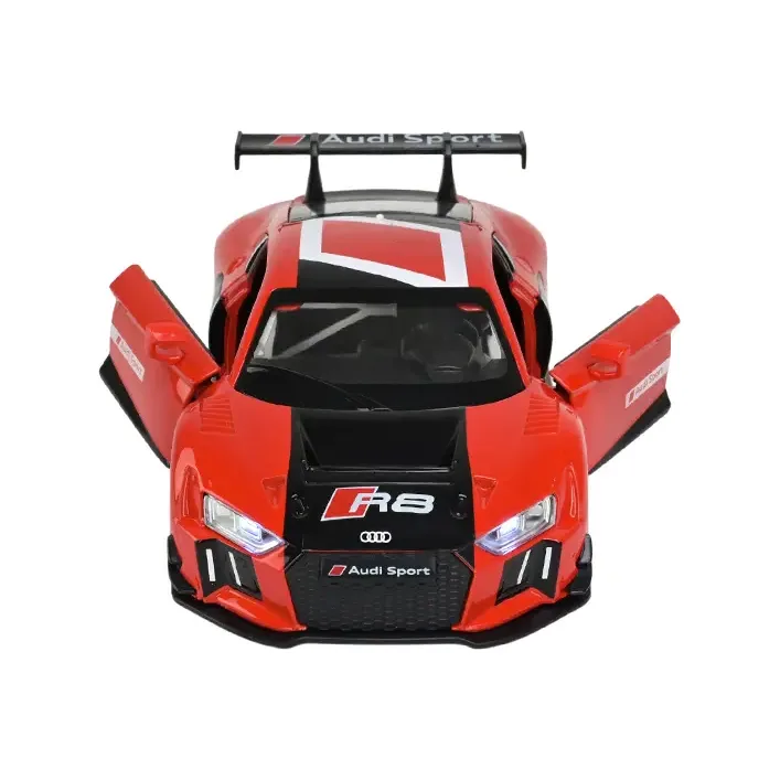 Машина металева 68262A "Автопром",1:24 Audi R8 LMS, відкриваються двері, коробка 24,5-12,5 см (Маш2312)