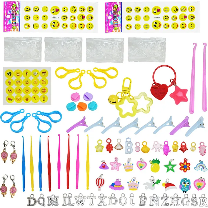 Детский набор для плетения браслетов "Loom" 16202(Pink) в чемодане
