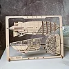 Дерев'яний механічний 3D конструктор Ugears Цепелін (70208)