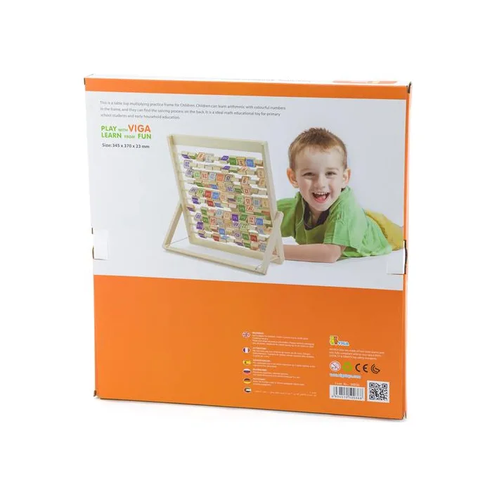 Дерев'яна гра Viga Toys Вивчаємо множення (50036)