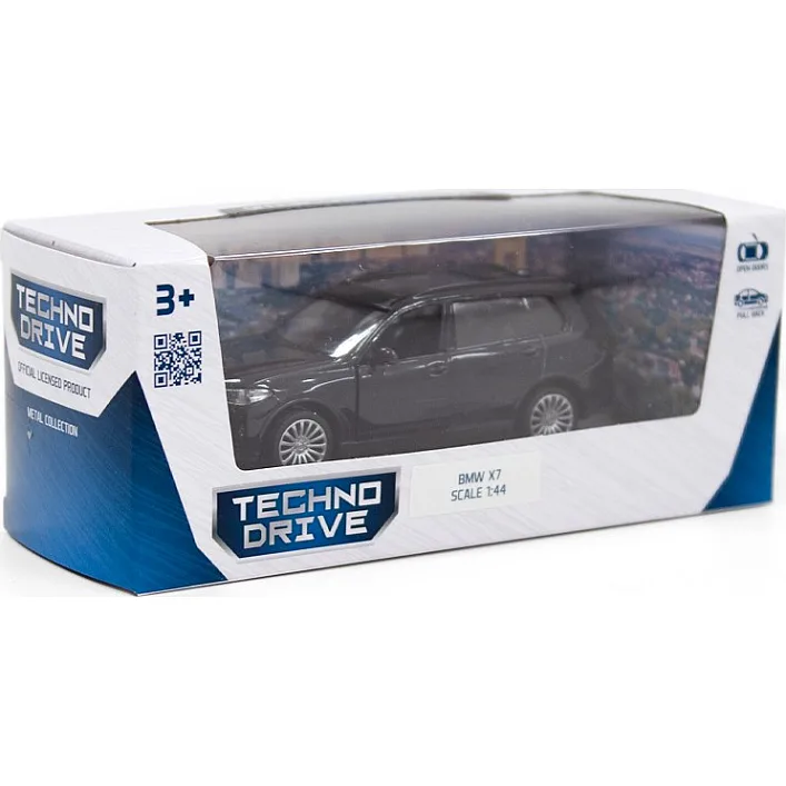 Автомодель BMW X7 Черный TechnoDrive (Маш2504)