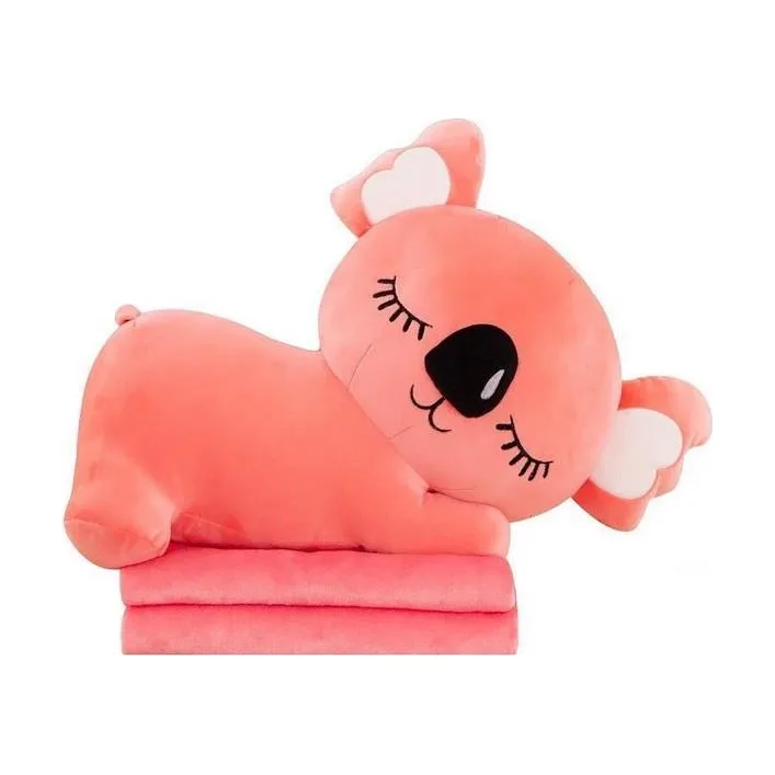 Детская мягкая игрушка "Коала" L1129(Pink) игрушка с пледом, размер 50 см