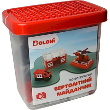 Конструктор "Вертолетная Площадка" 86 детал. бокси 013888/31 DOLONI (Укр9451)