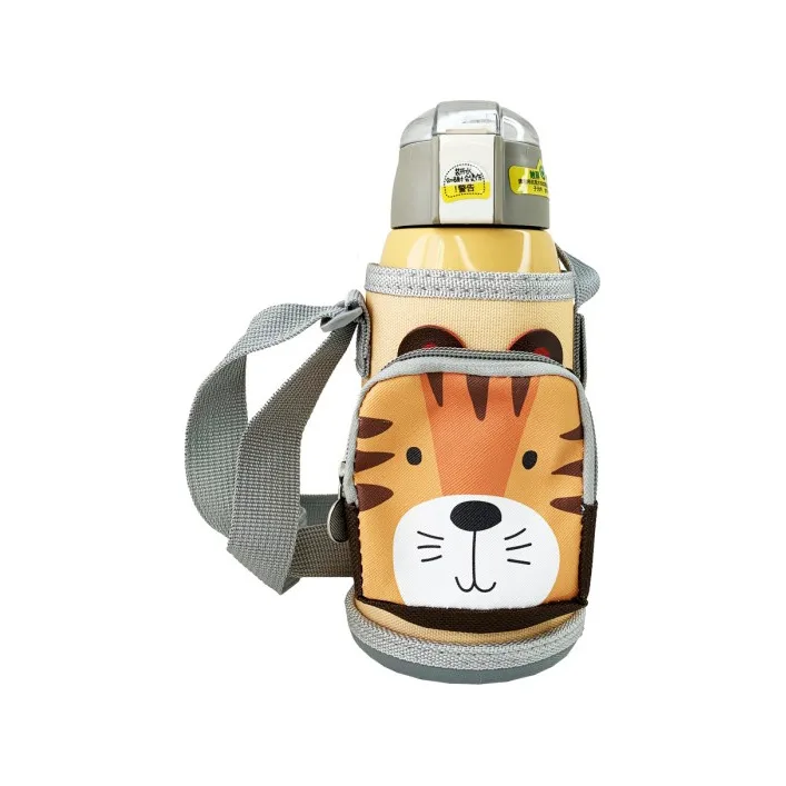 Детский термос-поильник "Тигр" MGZ-0324(Yellow) с индикатором температуры 550 мл