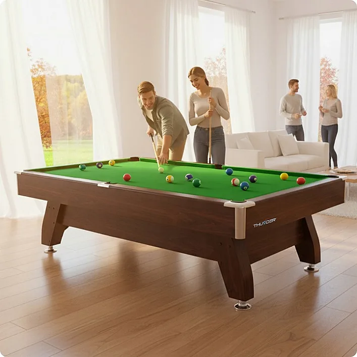 Більярдний стіл THUNDER BOLD-BROWN 9FT, 274 х 142 х 81 см