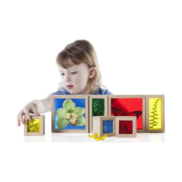 Набор Guidecraft Natural Play Сокровища в цветных ящиках (G3085)