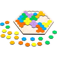 Деревянная головоломка "Шестиугольник" Puz-22079 PuzzleOk (Дер2079)