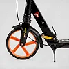 Самокат алюминиевый Best Scooter BS-98033 (4) "Factor", ручной дисковый тормоз, диаметр PU колес - 200мм, 2 амортизатора, подстаканник, в коробке