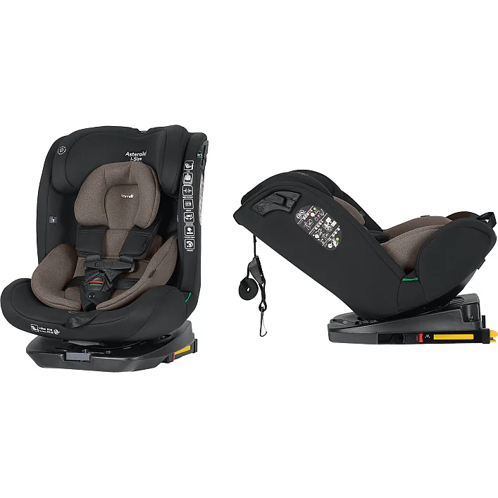 Дитяче Автокрісло CARRELLO Asteroid i-Size (CRL-17001 Lunar Beige) 40-150см ISOFIX, поворотне