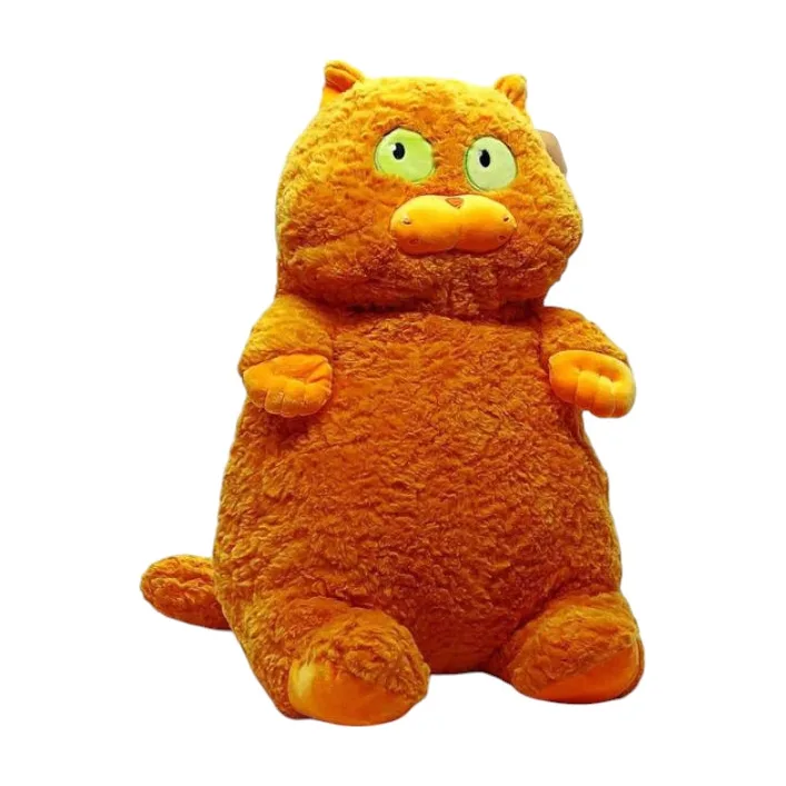 М'яка іграшка "Товстий кіт" K15215, 60 см Жовтий