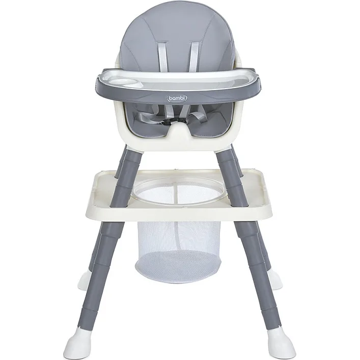 Дитячий стільчик для годування 2 в 1 M 6041 Gray